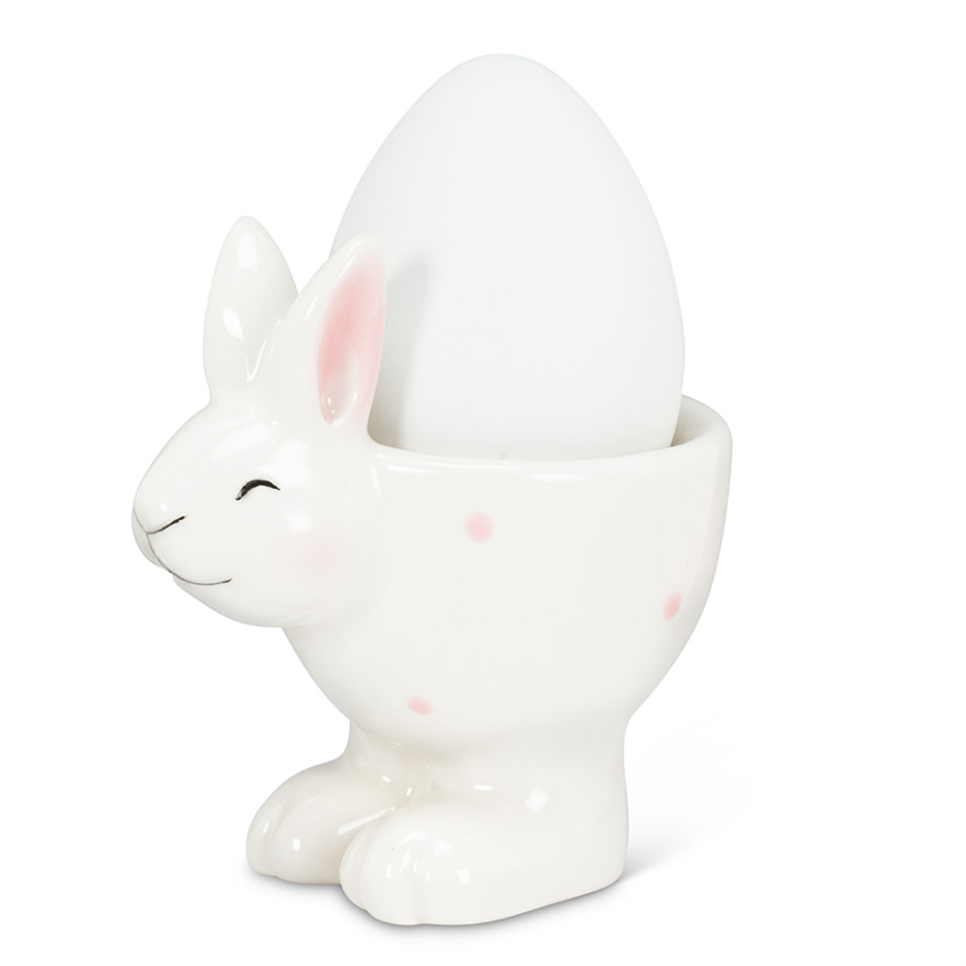 Polka Dot Bunny Egg Cup